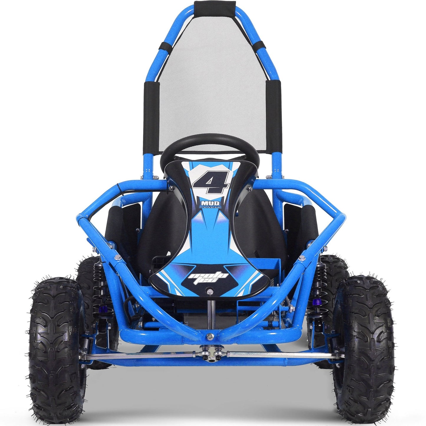 MotoTec Mud Monster Kids Electric 48v 1000w Go Kart Full Suspension