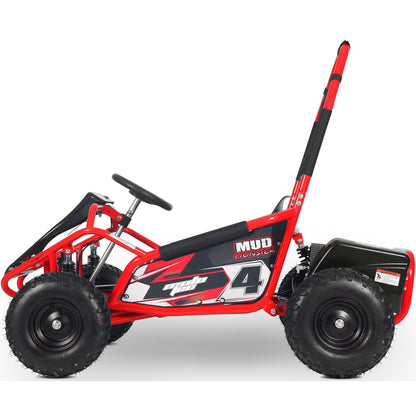 MotoTec Mud Monster Kids Electric 48v 1000w Go Kart Full Suspension