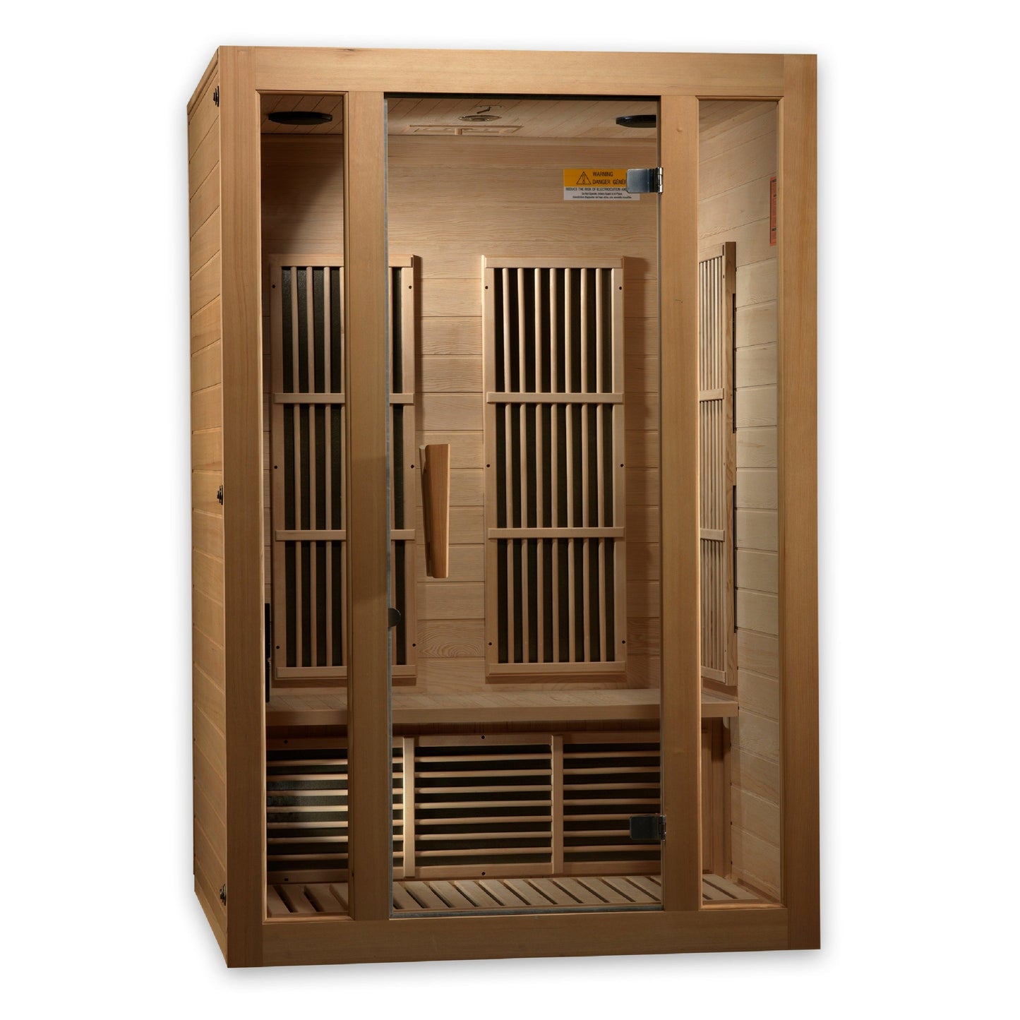 Maxxus Seattle 2-Person Near Zero EMF FAR Infrared Sauna | MX-J206-01-ZF