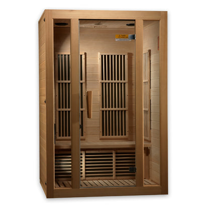Maxxus Seattle 2-Person Near Zero EMF FAR Infrared Sauna | MX-J206-01-ZF
