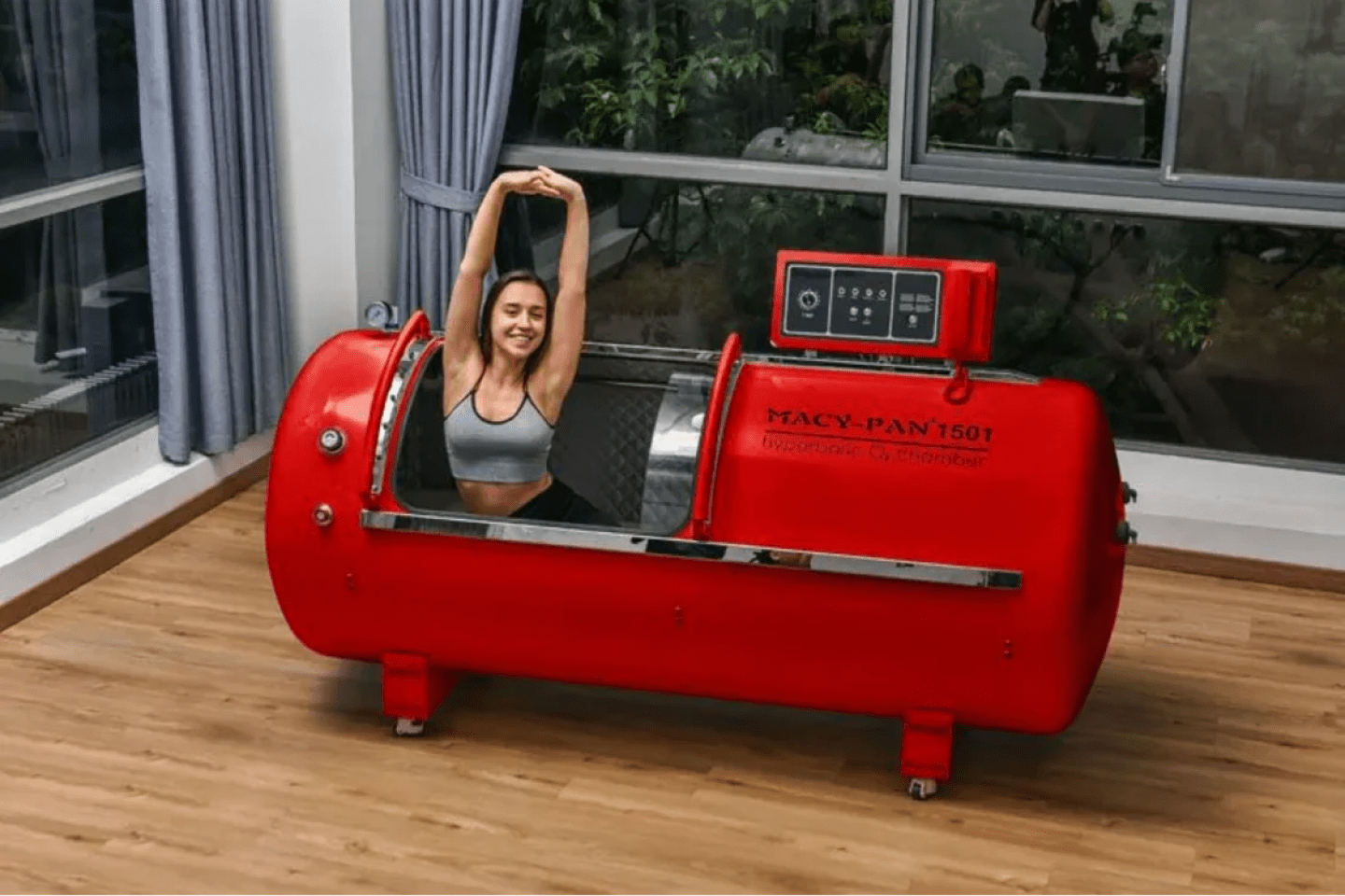 Macy-Pan HP1501 Hard Shell Hyperbaric Oxygen Chamber – 1.5 to 1.8 ATA Therapy System