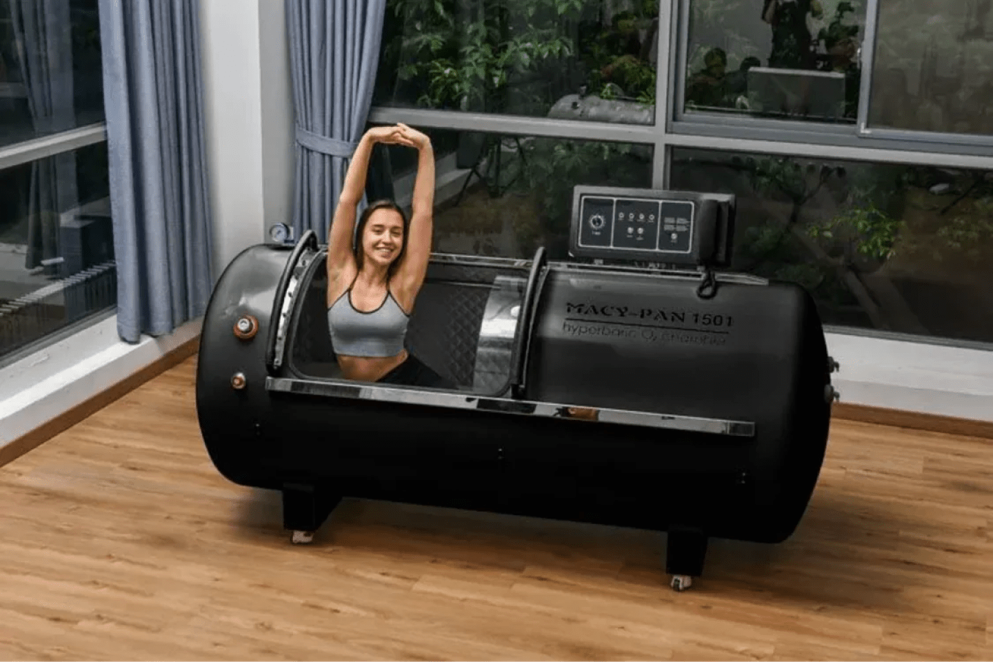 Macy-Pan HP1501 Hard Shell Hyperbaric Oxygen Chamber – 1.5 to 1.8 ATA Therapy System