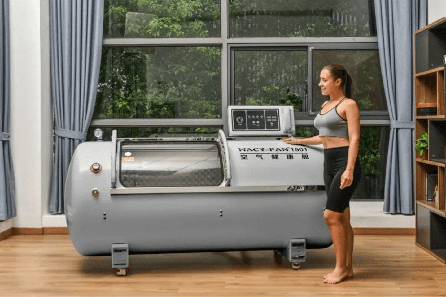 Macy-Pan HP1501 Hard Shell Hyperbaric Oxygen Chamber – 1.5 to 1.8 ATA Therapy System