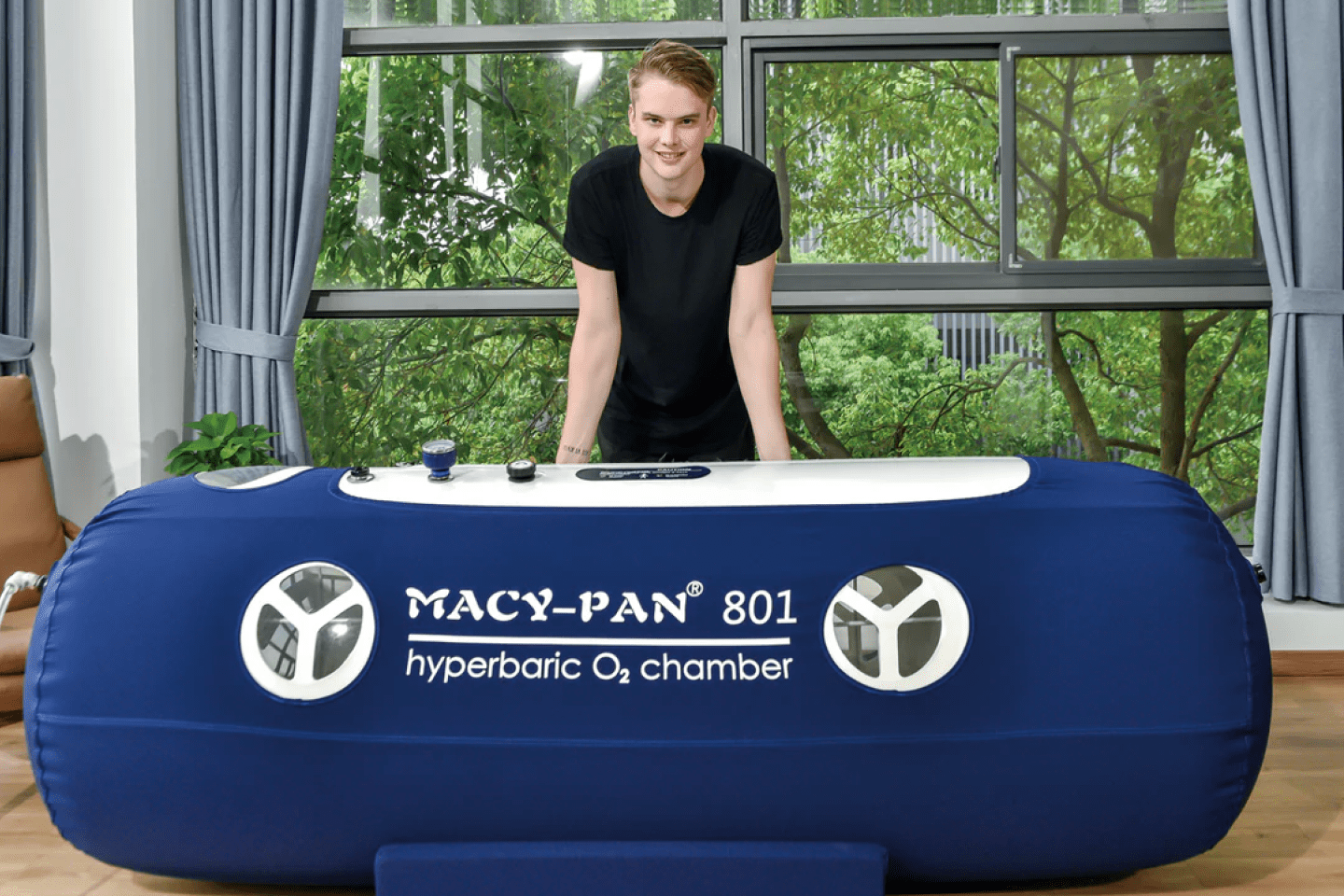 Macy-Pan ST801 Soft Lying Hyperbaric Oxygen Chamber – 1.3 to 1.5 ATA Therapy System