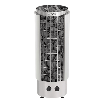 Harvia Cilindro PC60 6 kW Electric Sauna Heater w/ Built-In Controls