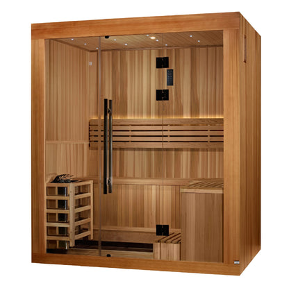 Golden Designs 2025 Copenhagen Edition 3 Person Traditional Sauna GDI-7389-02