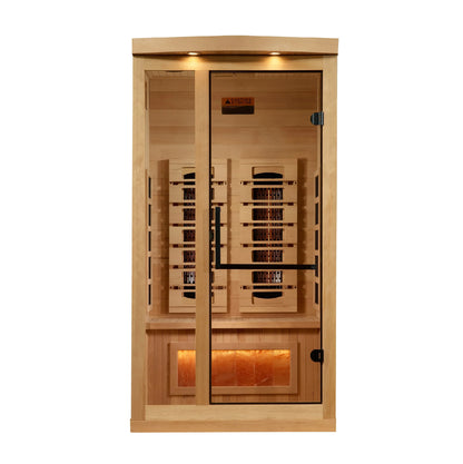 Golden Designs 1-2-Person 2025 Reserve Edition Full Spectrum Sauna GDI-8010-03