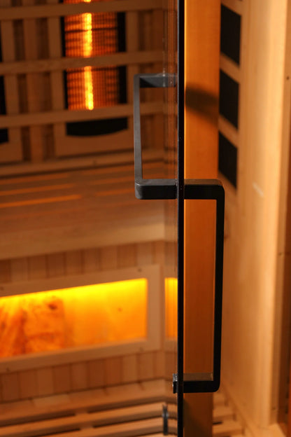 Golden Designs 1-2-Person 2025 Reserve Edition Full Spectrum Sauna GDI-8010-03