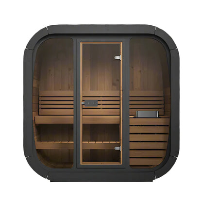 SaunaLife CUBE Series CL4G | 1-2 Person Outdoor Traditional Sauna