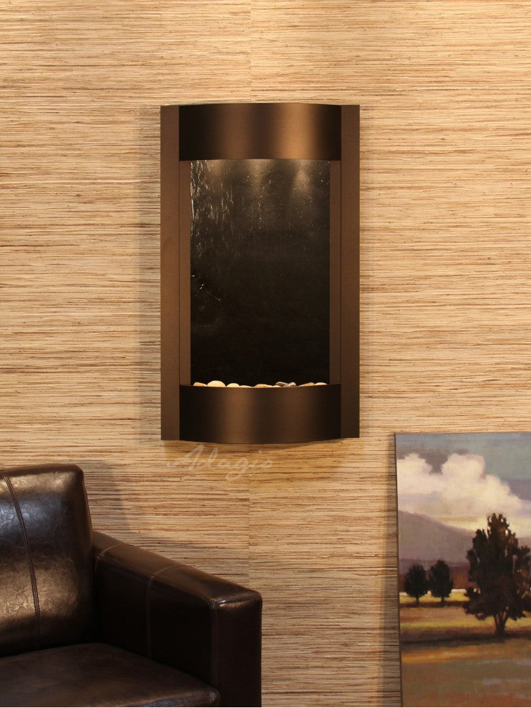 Serene Waters Water Fountain | Vertical Wall-Mounted | Adagio Water Features