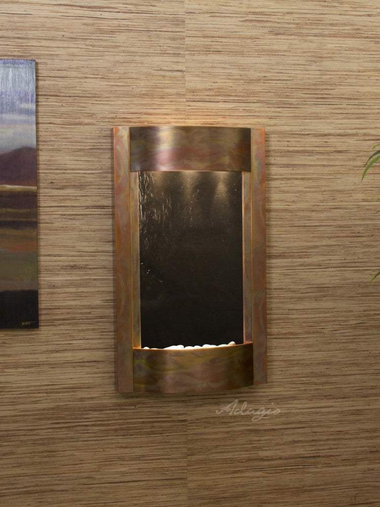 Serene Waters Water Fountain | Vertical Wall-Mounted | Adagio Water Features