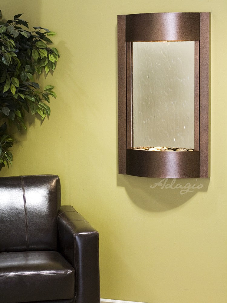 Serene Waters Water Fountain | Vertical Wall-Mounted | Adagio Water Features