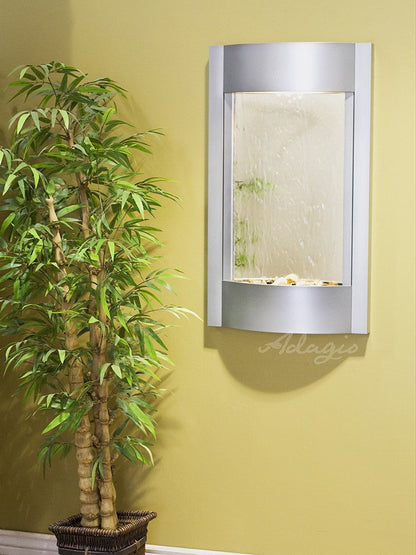 Serene Waters Water Fountain | Vertical Wall-Mounted | Adagio Water Features