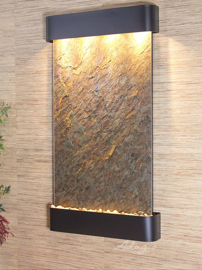 Summit Falls Water Fountain | Vertical Wall-Mounted | Adagio Water Features