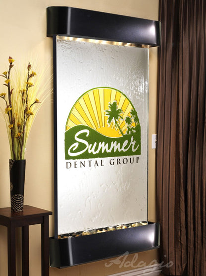 Summit Falls Water Fountain | Vertical Wall-Mounted | Adagio Water Features