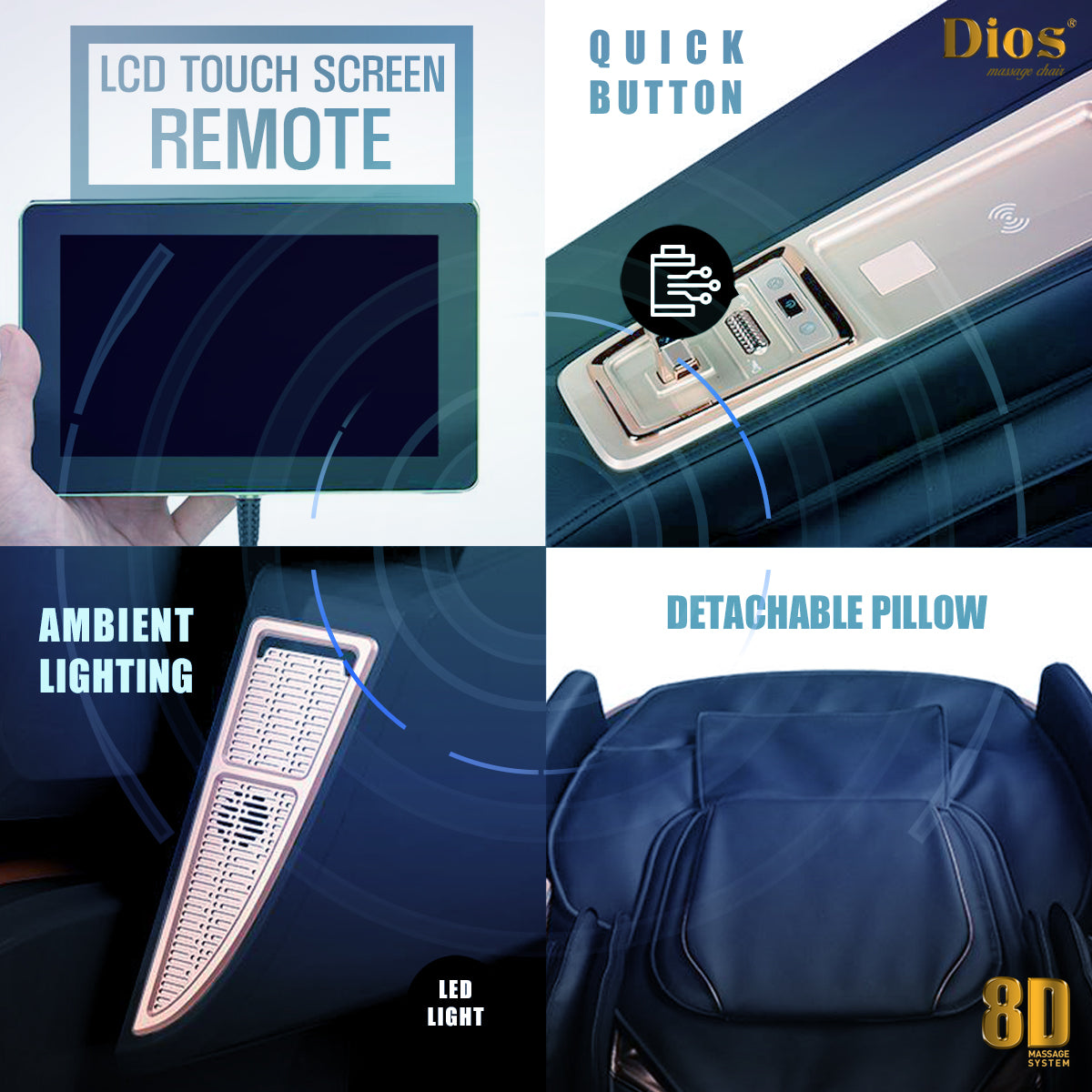 Kahuna Dios-1288 8D AI Massage Chair