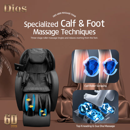 Kahuna Dios-6800 6D AI Massage Chair