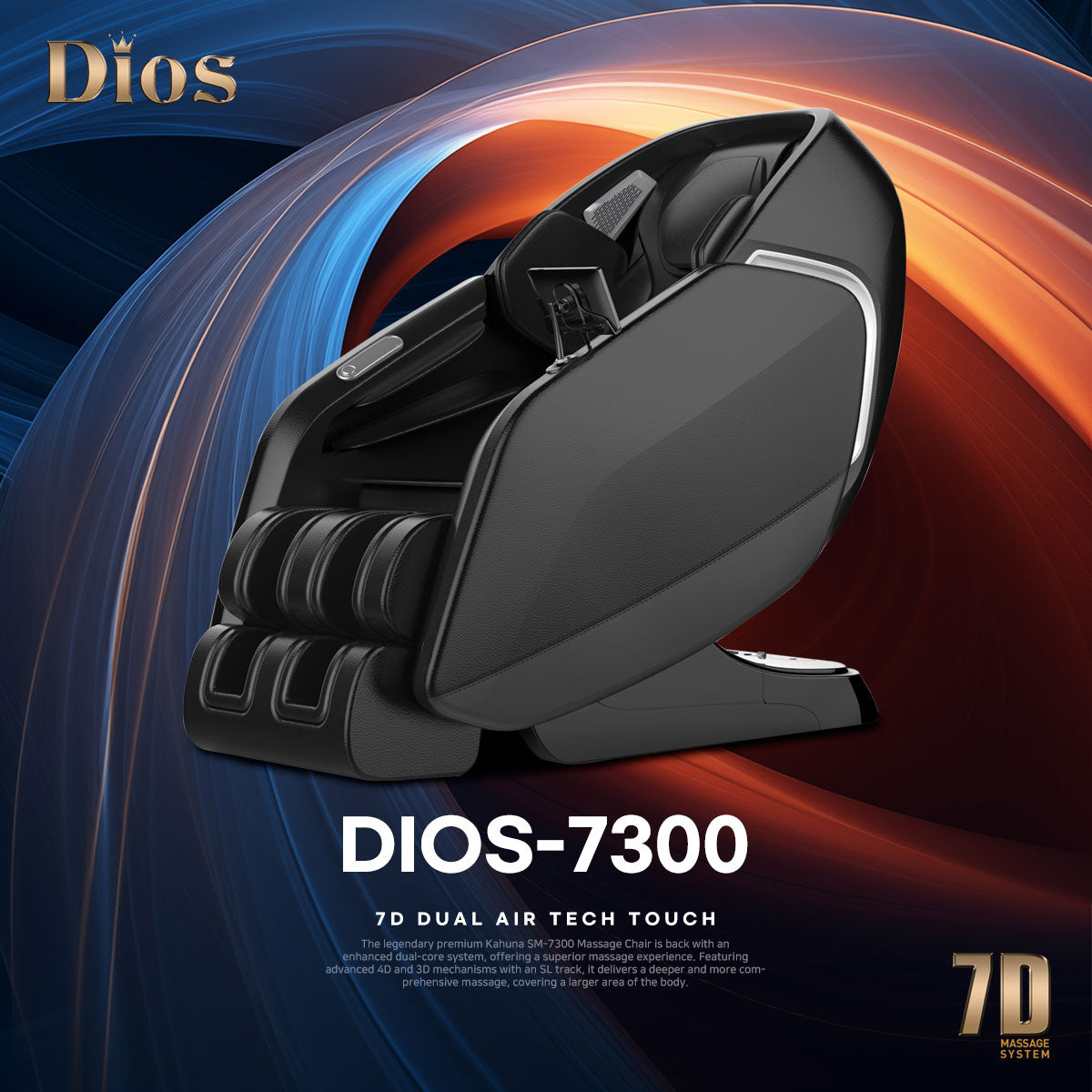 Kahuna Dios-7300 7D AI Massage Chair