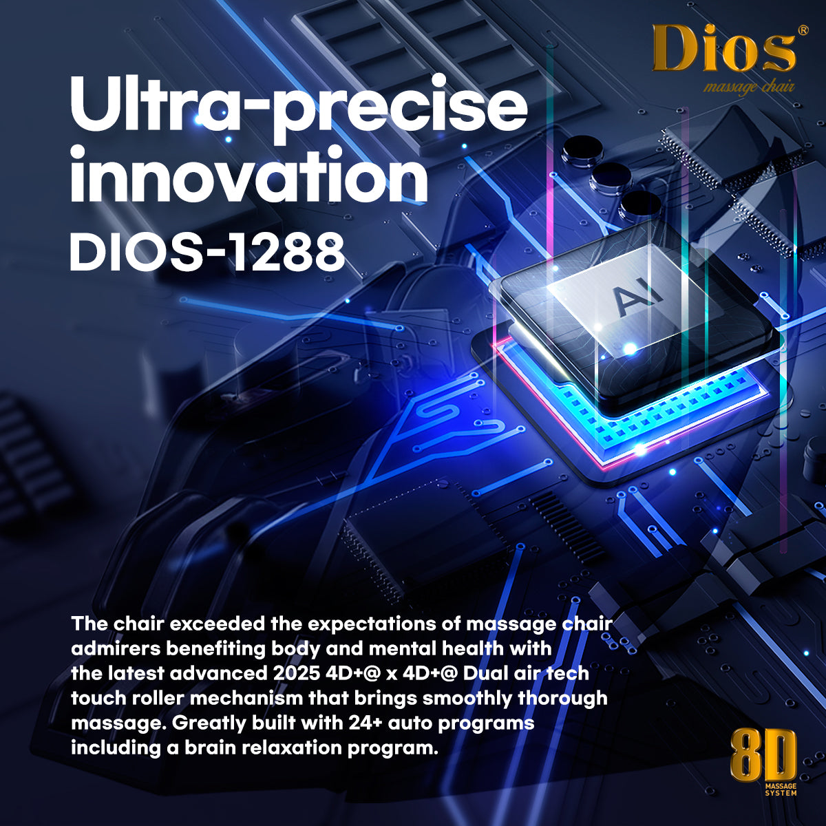 Kahuna Dios-1288 8D AI Massage Chair