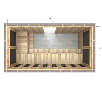 Finnmark Full Spectrum+™ Ceramic & Carbon Infrared Sauna Heater Kit (240V, WiFi Control)