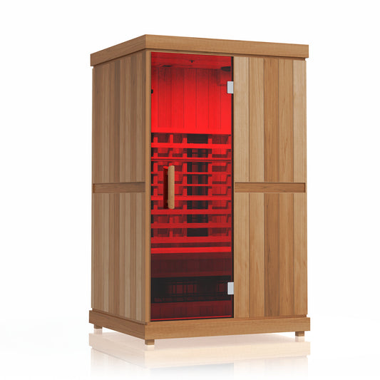 Finnmark Designs 2-Person Full Spectrum Infrared Sauna + Red Light Therapy | FD-KN002
