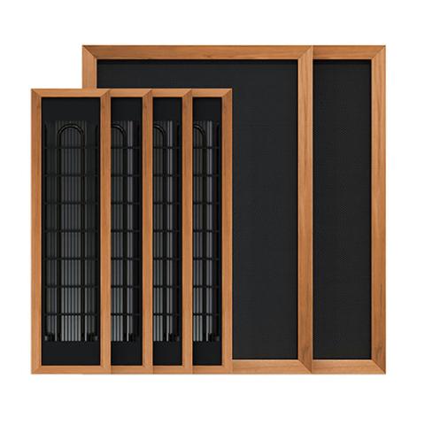 Finnmark Full Spectrum+™ Ceramic & Carbon Infrared Sauna Heater Kit (120V, WiFi Control)