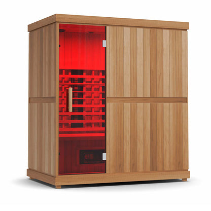 Finnmark Designs 3-4-Person Full Spectrum Infrared Sauna + Red Light Therapy | FD-KN003