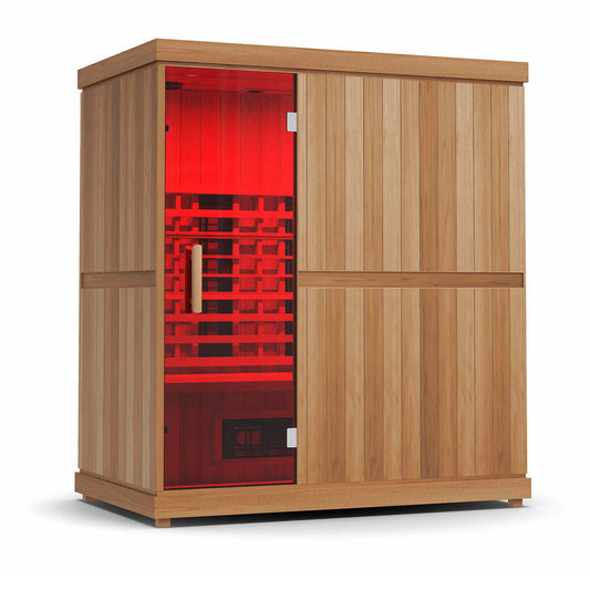 Finnmark Designs 3-4-Person Full Spectrum Infrared Sauna + Red Light Therapy | FD-KN003