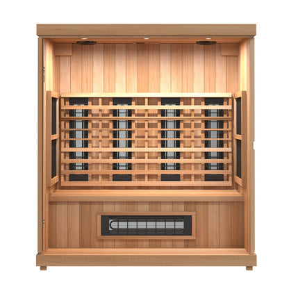 Finnmark Designs 3-4-Person Full Spectrum Infrared Sauna + Red Light Therapy | FD-KN003