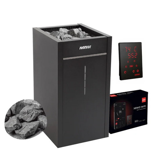 Harvia Virta Combi HL8U1SA 8kW Electric Sauna Heater Package