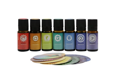 Mr. Steam MSCHAKRA7 Chakra Blend Essential Oil 7-Pack, 10ml Bottles