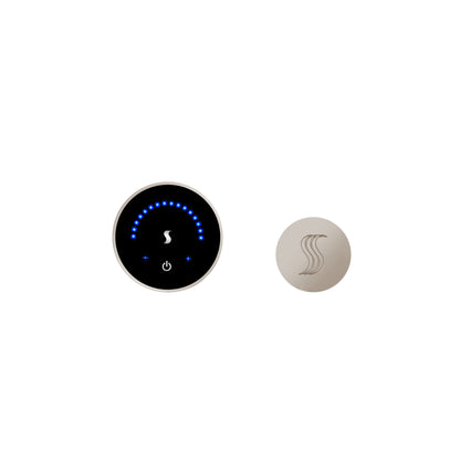 ThermaSol MicroTouch MTC-SVRD Round Steam Shower Controller with SteamVection Head