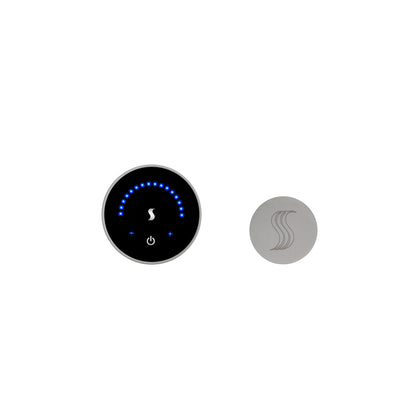 ThermaSol MicroTouch MTC-SVRD Round Steam Shower Controller with SteamVection Head