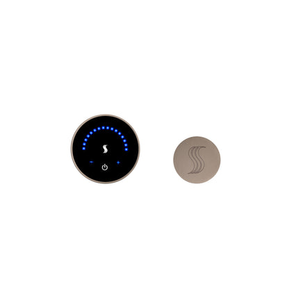 ThermaSol MicroTouch MTC-SVRD Round Steam Shower Controller with SteamVection Head