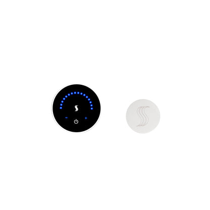 ThermaSol MicroTouch MTC-SVRD Round Steam Shower Controller with SteamVection Head