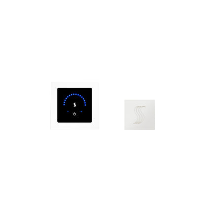 ThermaSol MicroTouch MTMR-SVSQ Square Steam Shower Controller with SteamVection Head