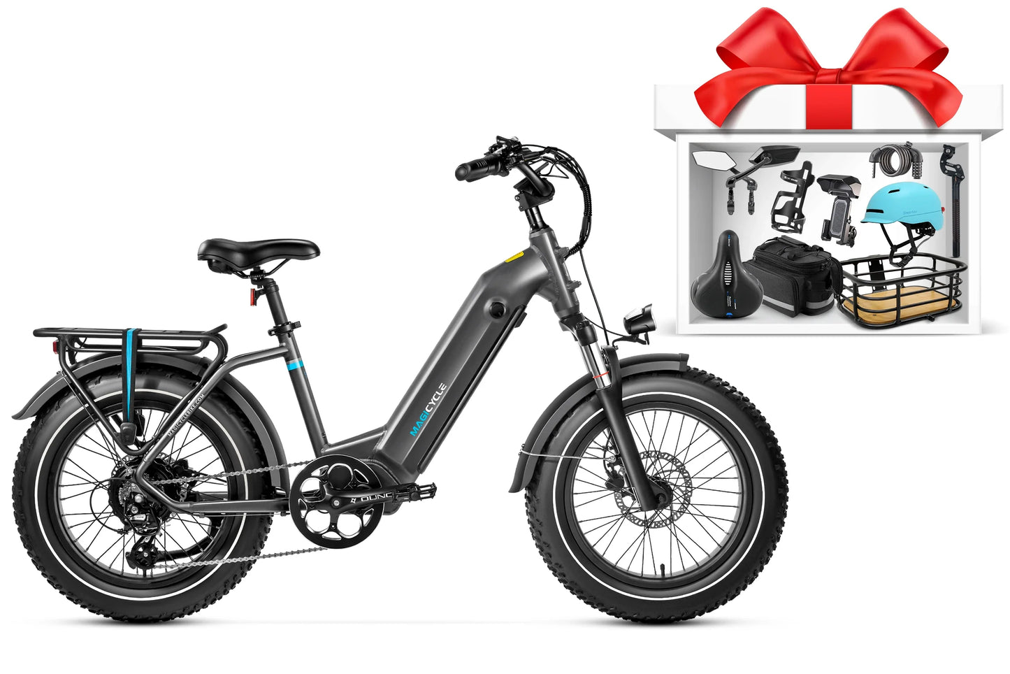 Magicycle Ocelot Pro Long Range Step-Thru Fat Tire Electric Bike