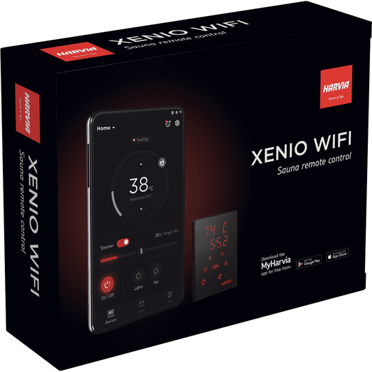 Harvia Xenio CX004WIFI WiFi Remote Control Panel - Upgrade Kit for Xenio CX30/CX45/CX30C/CX170 Systems