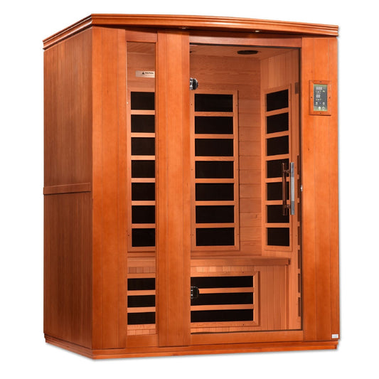 Dynamic Lugano Elite 3-Person Ultra-Low EMF FAR Infrared Sauna | DYN-6336-02 Elite