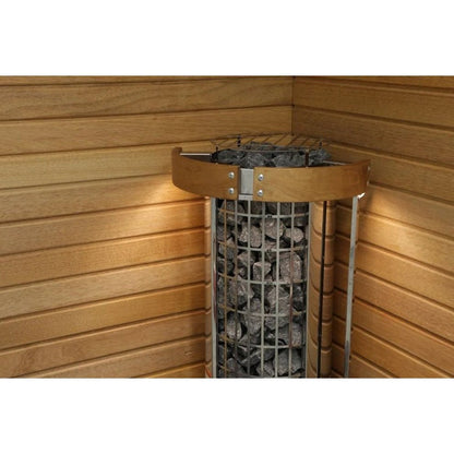 Harvia Cilindro PC90 9 kW Electric Sauna Heater w/ Built-In Controls