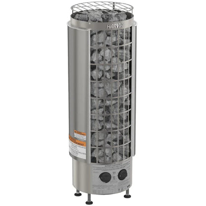 Harvia Cilindro PC90 9 kW Electric Sauna Heater w/ Built-In Controls
