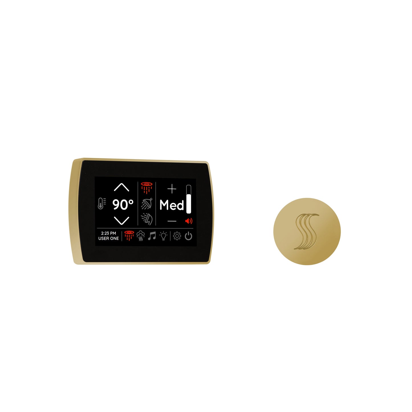ThermaSol STCM-SVRD SignaTouch Control and Round SteamVection Head Kit