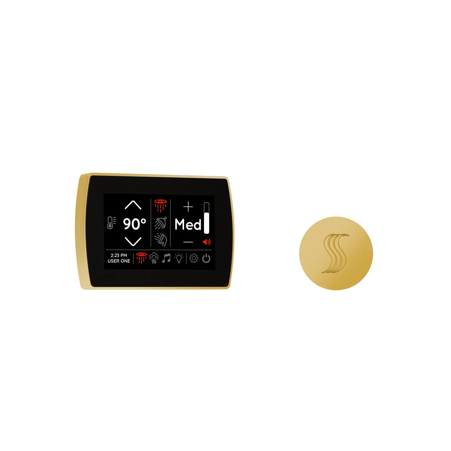 ThermaSol STCM-SVRD SignaTouch Control and Round SteamVection Head Kit