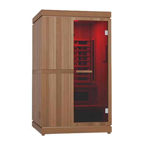 Finnmark Designs Trinity 2-Person Hybrid Infrared & Traditional Steam Sauna + Red Light Therapy | FD-KN004